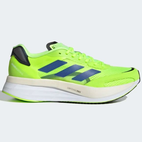 Adidas Adizero Boston 10 Running Shoes Mens Size 12 Signal Green H67514 - Picture 9 of 10